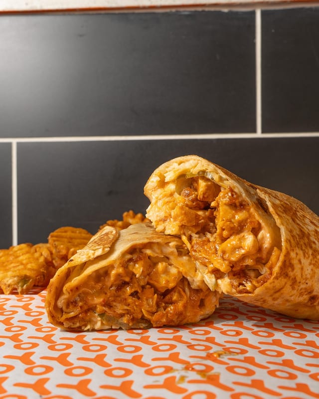 Crispy Chicken Burrito.
