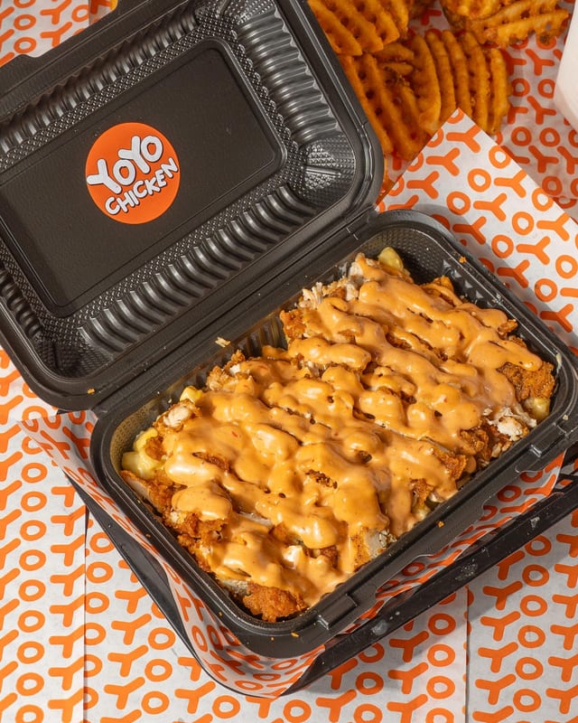 YoYo Chicken Mac Bowl.