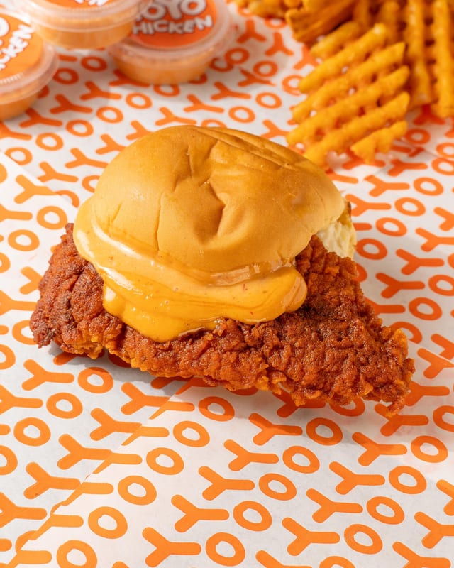 YoYo Chicken Sandwich.