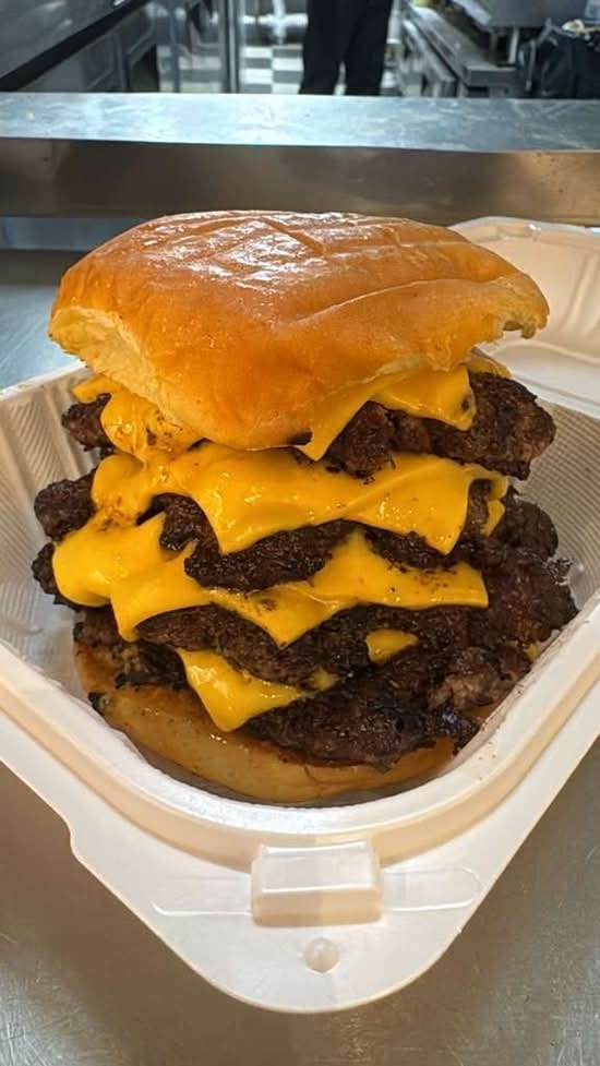 4x4 Smash Burger Combo.