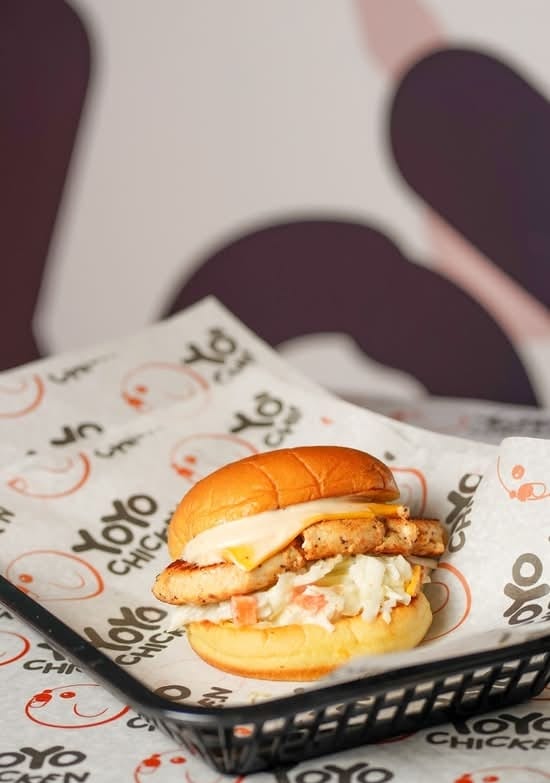YoYo Grilled Chicken Sandwich Combo.