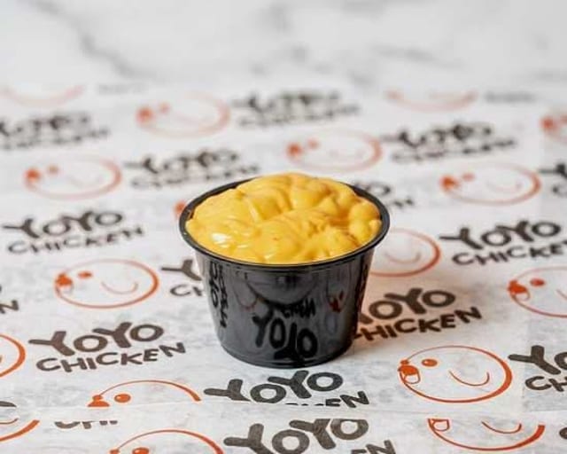 Cup of cheese.