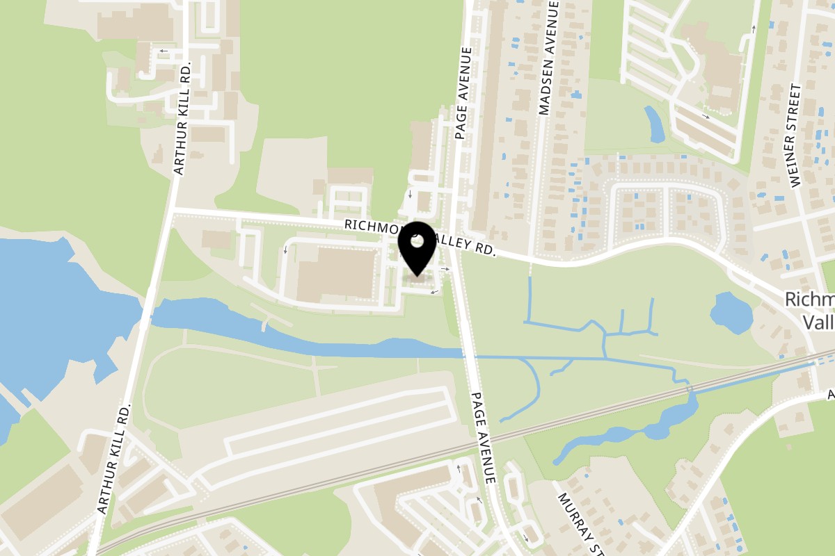 Map showing the location of Yoyo Chicken Staten Island on 158 Page Ave in Staten Island