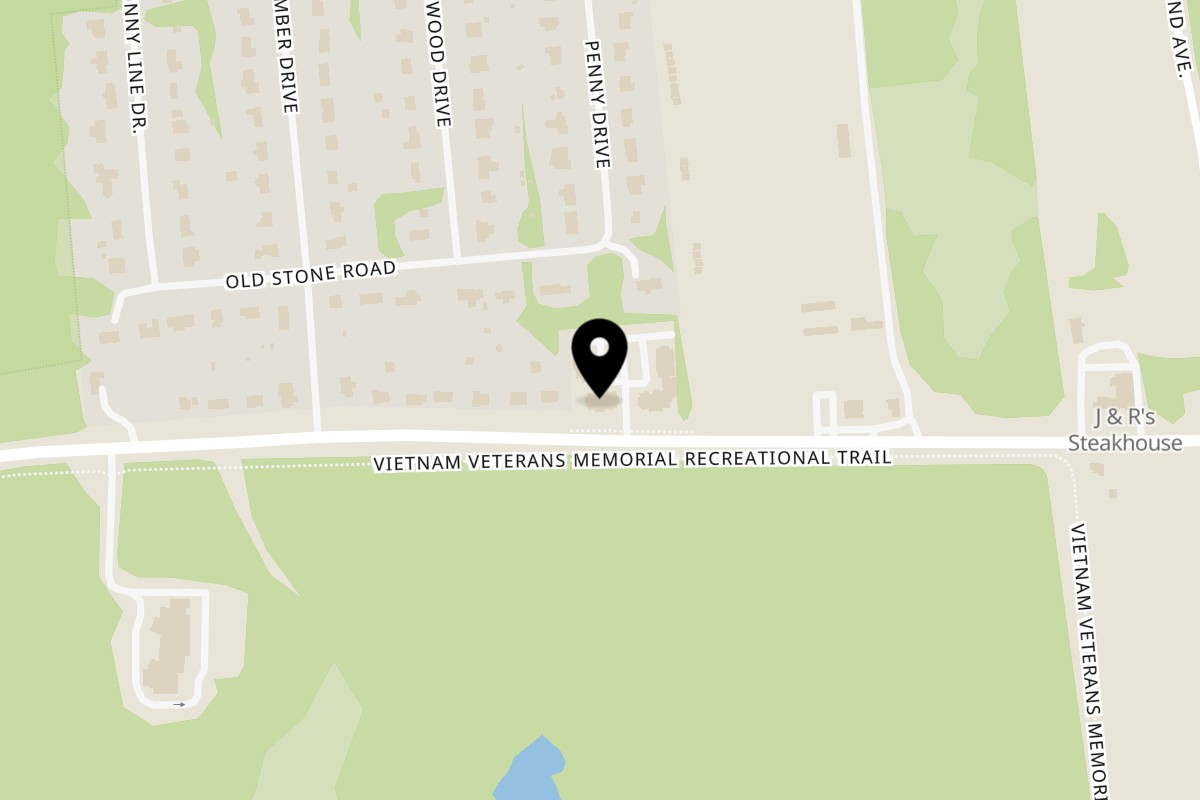 Map showing the location of Yoyo Chicken Calverton on 4490 Middle Country Rd in Calverton